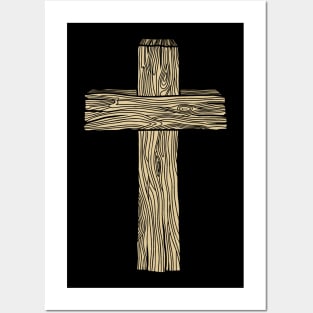 Wooden cross Posters and Art